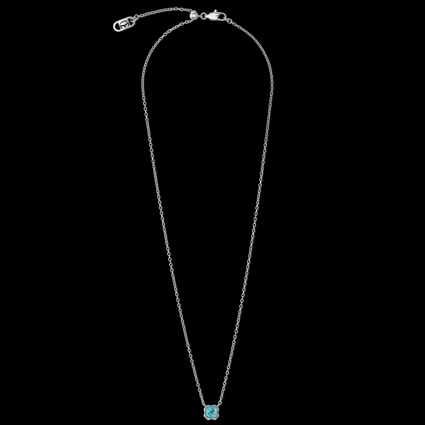 Birthstone December Necklace Turquoise Silver