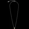 Birthstone June Necklace Cream Jade Silver