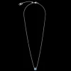 Birthstone March Necklace Blue Aventurine Silver