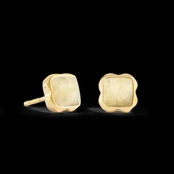 Birthstone November Earrings Citrine Gold