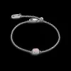 Birthstone October Bracelet Rose Quartz Silver