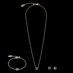 Birthstone September Earrings Lapis Lazuli Gold