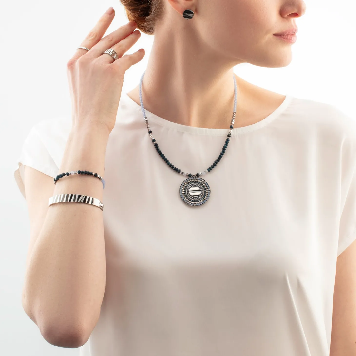 Bracelet Amulet Modern Future silver-blue