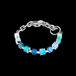 Bracelet Cube Fusion Charm Silver-Ocean
