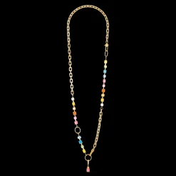 Bracelet Cube Fusion Charm gold-rainbow