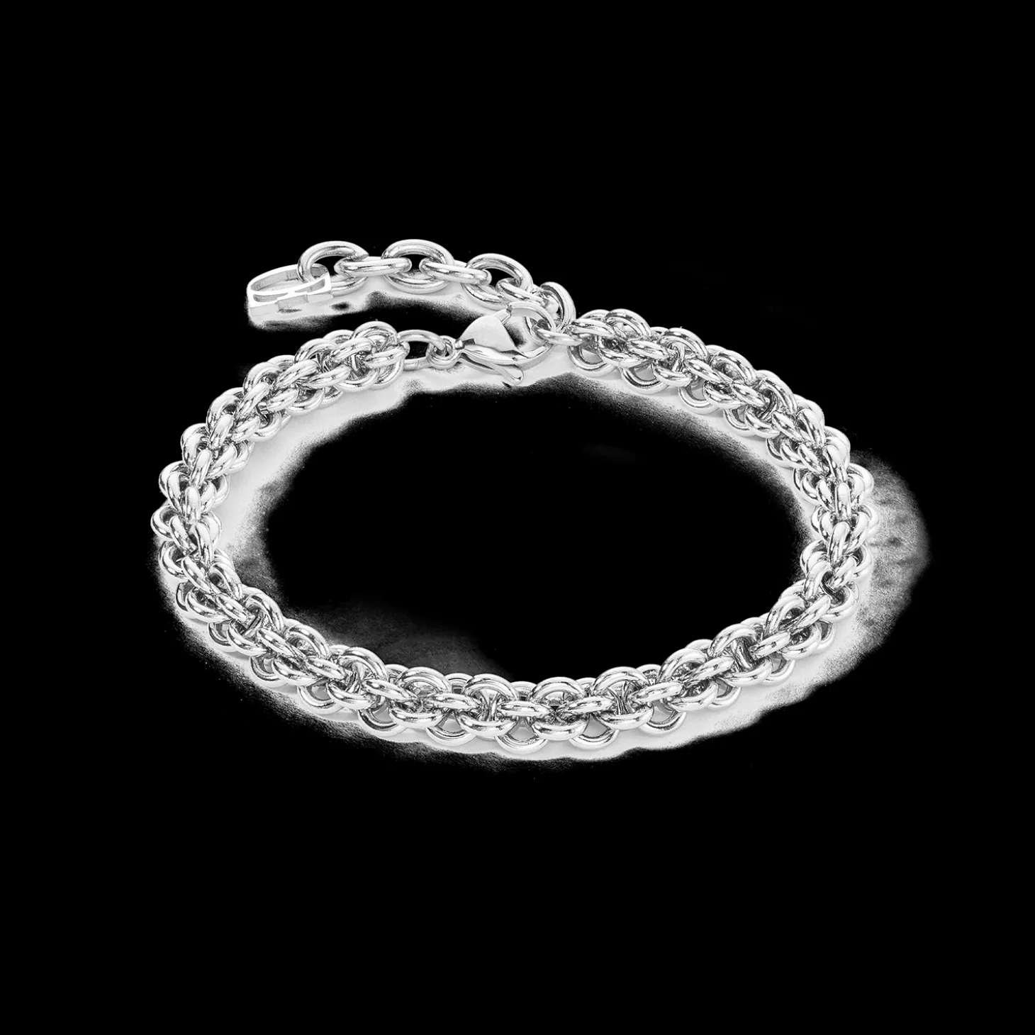 Bracelet Mesh Chain silver