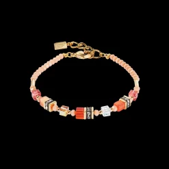 Bracelet Mini Cubes orange