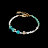 Bracelet Princess Fusion Pearls turquoise