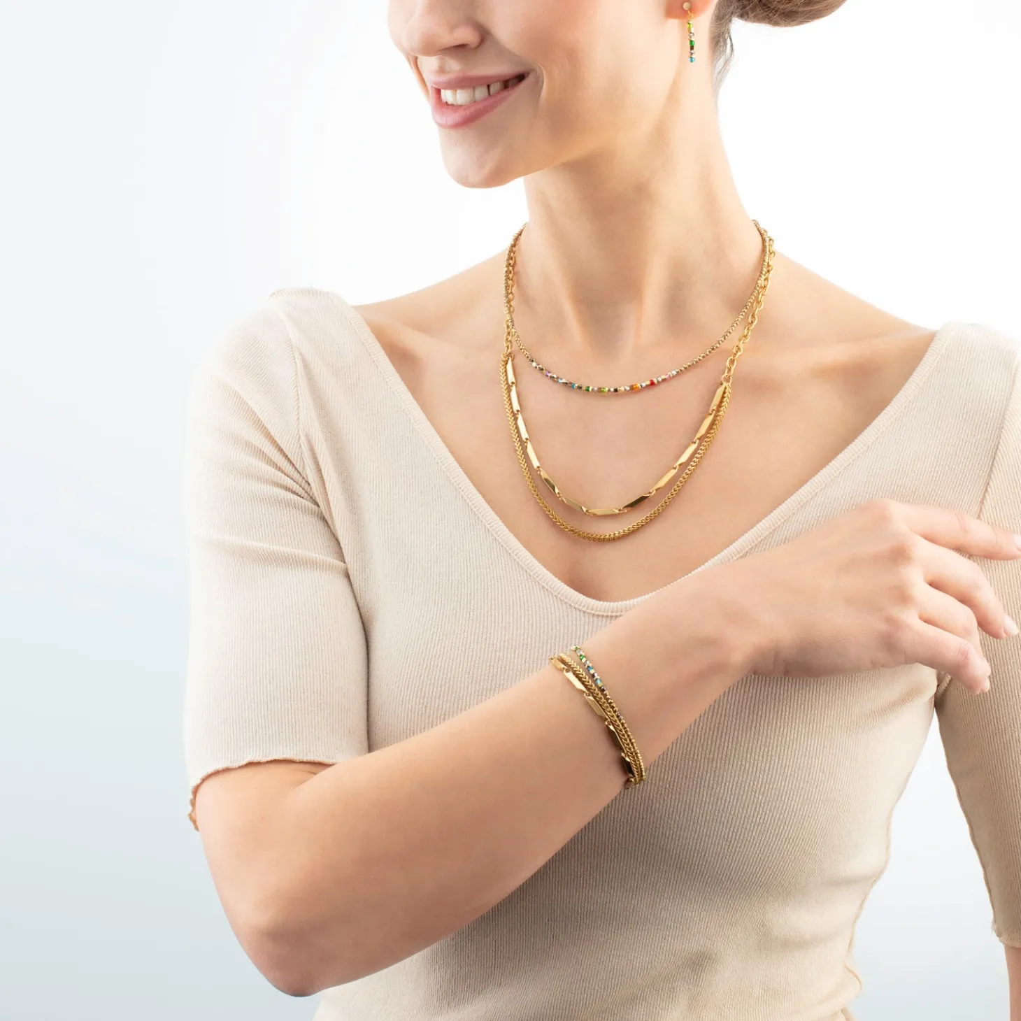 Bracelet Twisted Layers gold