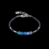 Cube Story Minimalistic Sparkling bracelet blue