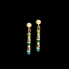 Earrings Golden Whisper Rainbow