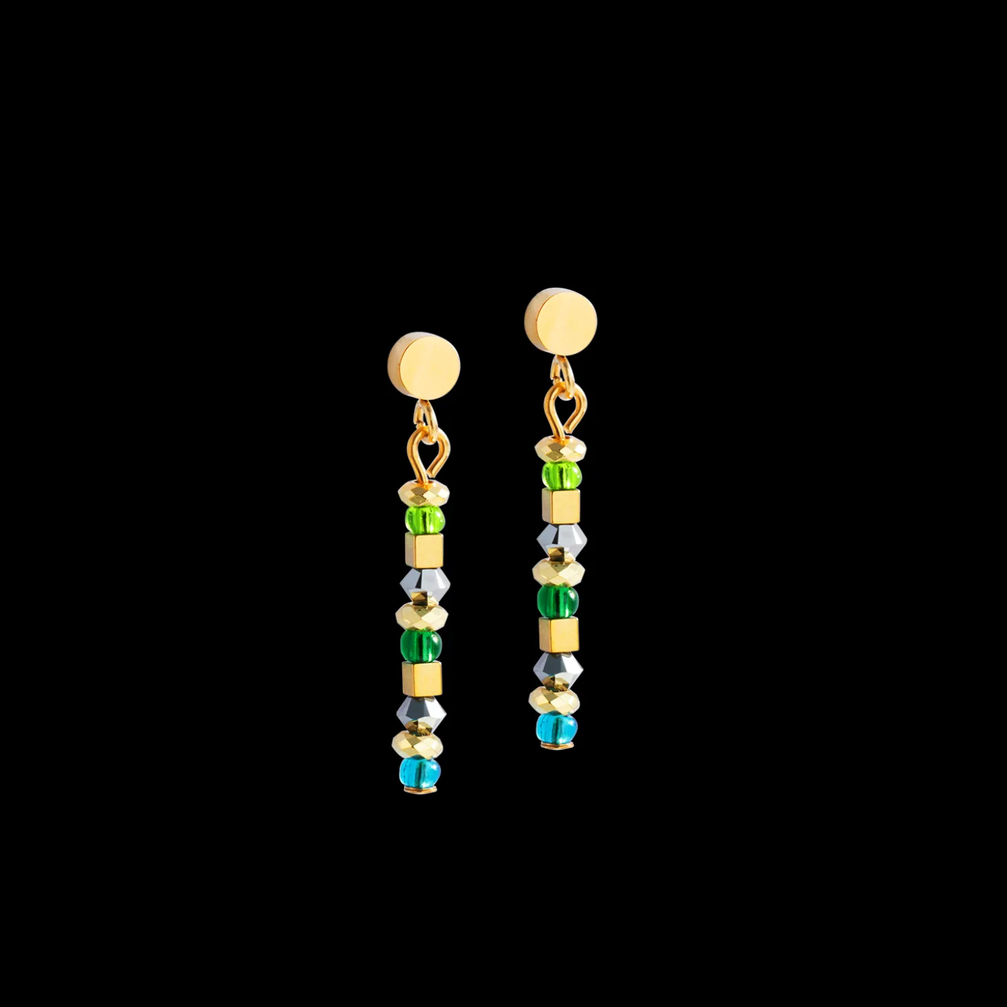 Earrings Golden Whisper Rainbow
