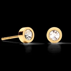 Earrings Sparkling Dots gold-crystal