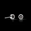 Earrings Sparkling Dots silver-black