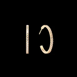 Eternal Love Hoop big gold-crystal