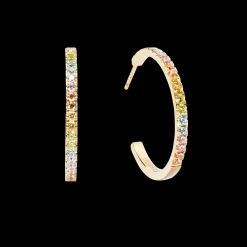 Eternal Love Hoop big gold-multicolour pastel