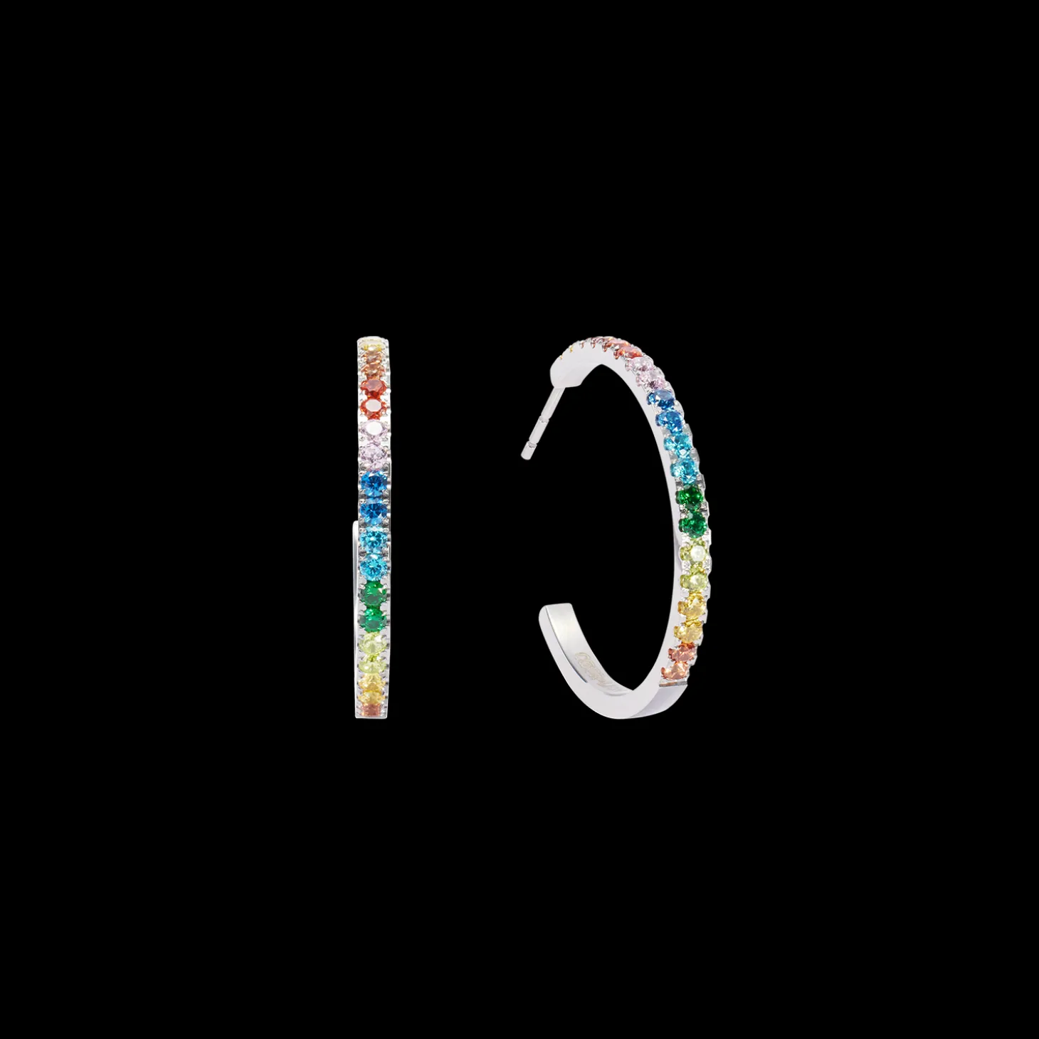 Eternal Love Hoop big silver-multicolour
