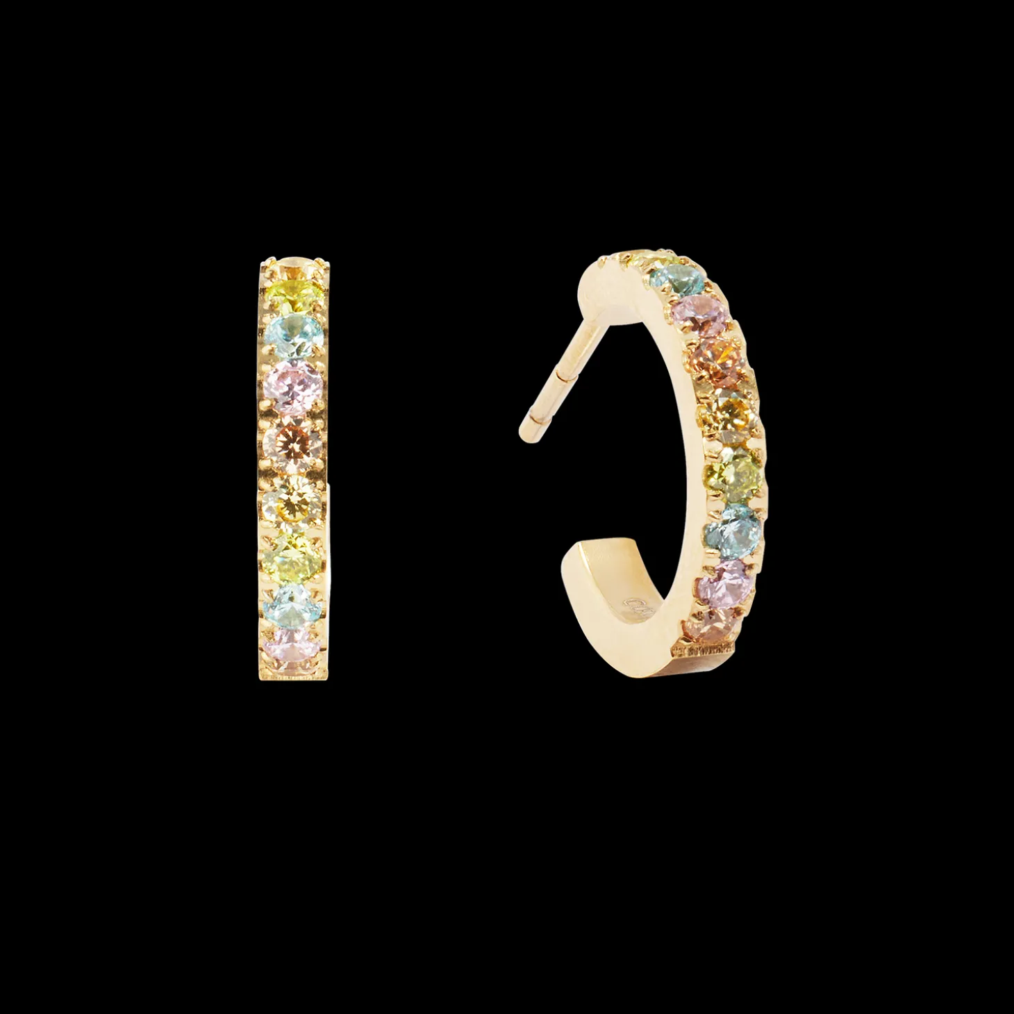 Eternal Love Hoop mini gold-multicolour pastel