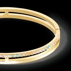 Eternal Unity Bangle gold-multicolour pastel