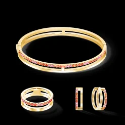 Eternal Unity Bangle gold-red