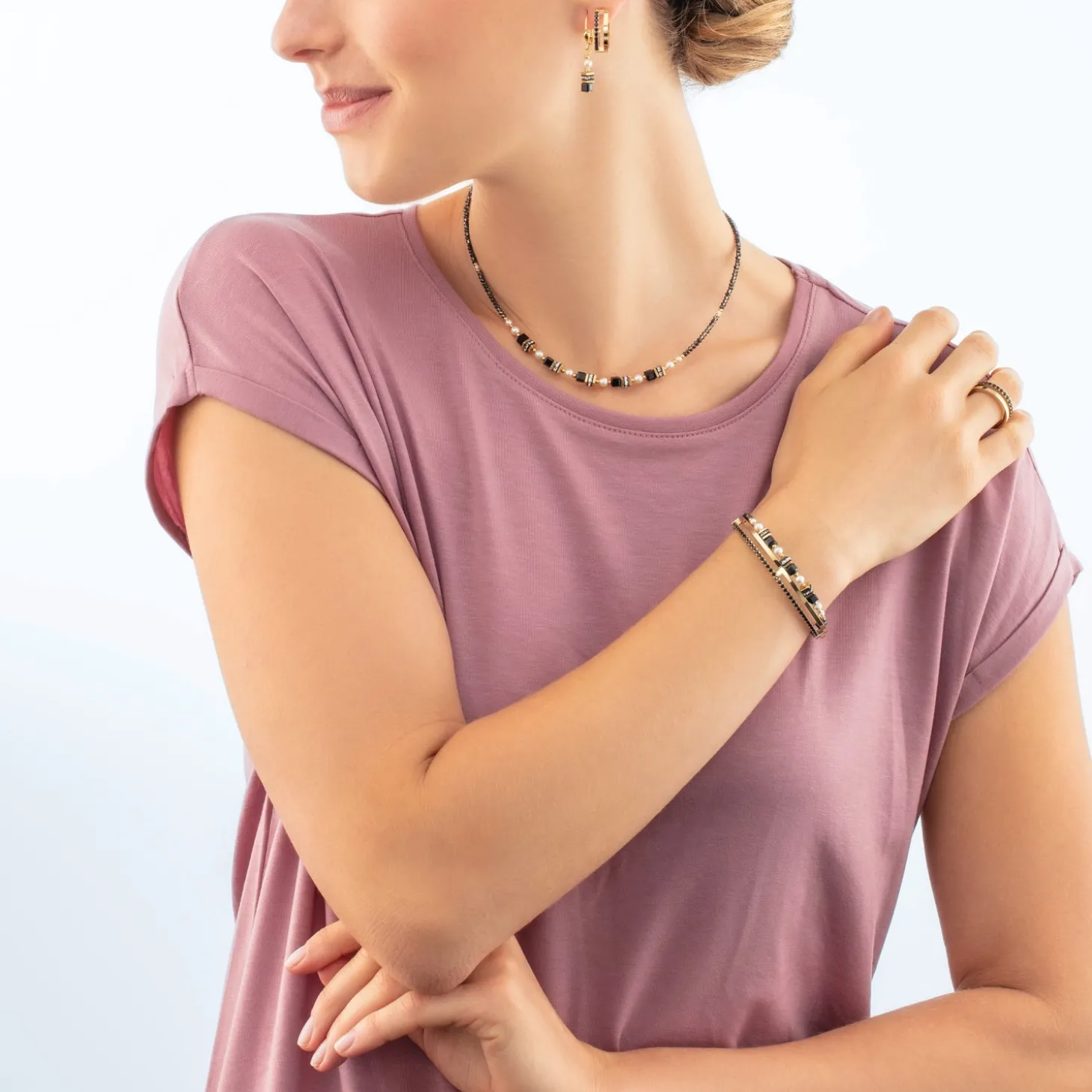 Eternal Unity Bangle gold-black