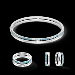 Eternal Unity Bangle silver-blue