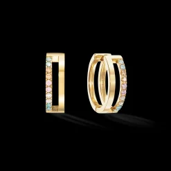 Eternal Unity Hoops gold-multicolour pastel