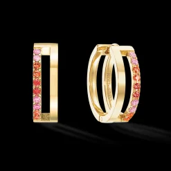 Eternal Unity Hoops gold-red