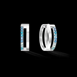 Eternal Unity Hoops silver-blue