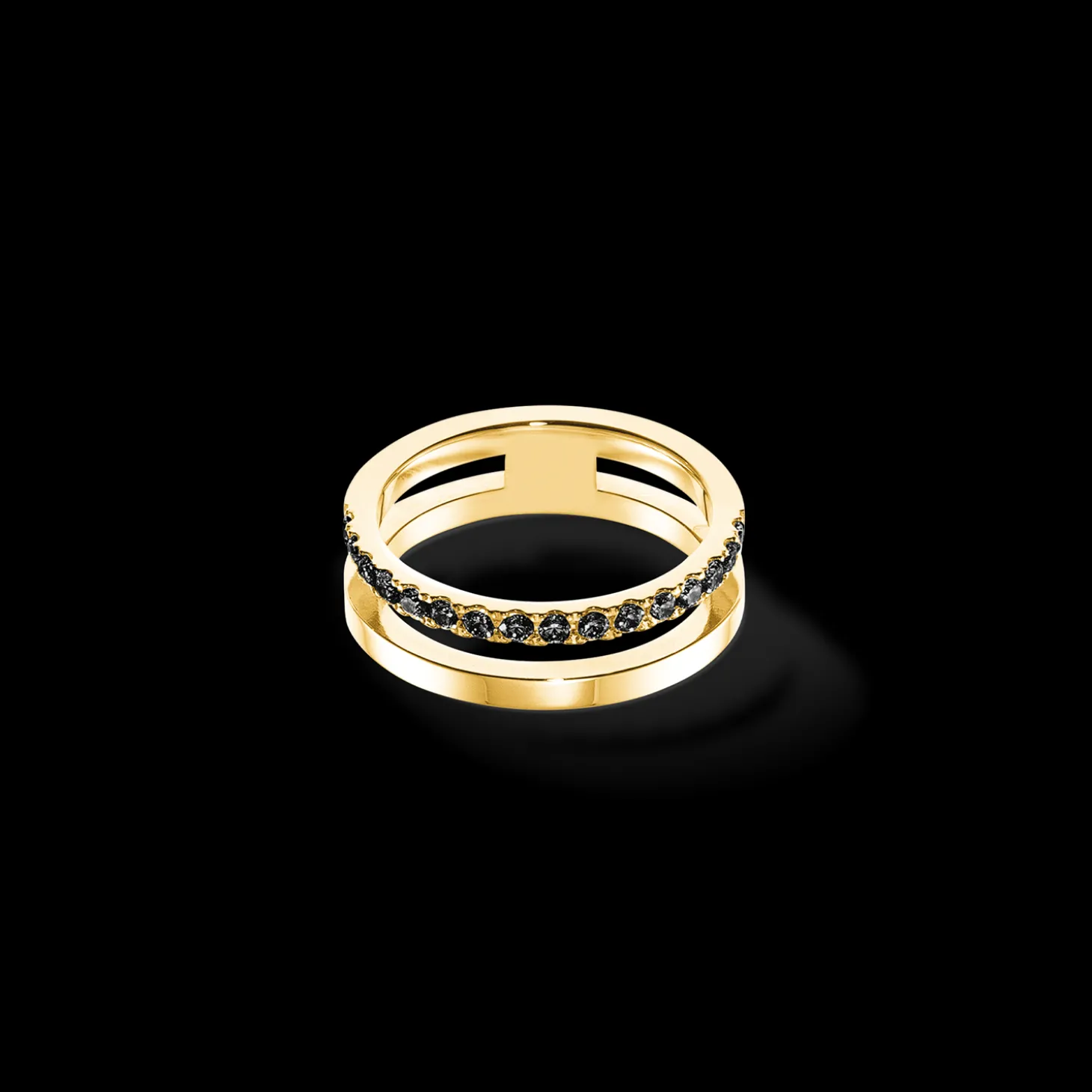 Eternal Unity Ring gold-black