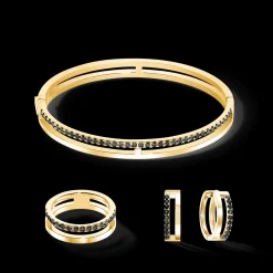 Eternal Unity Ring gold-black