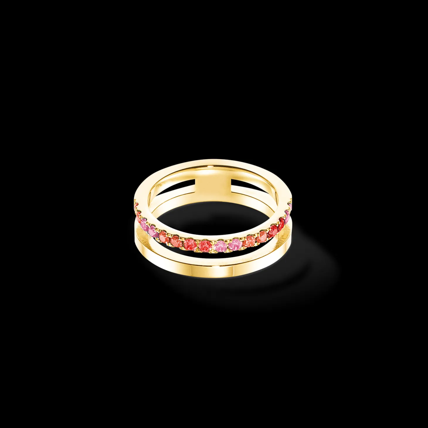 Eternal Unity Ring gold-red