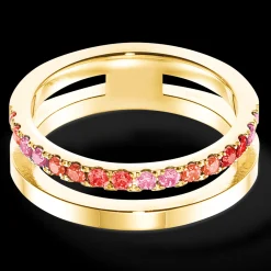 Eternal Unity Ring gold-red