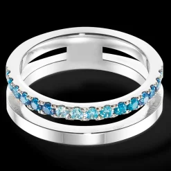 Eternal Unity Ring silver-blue