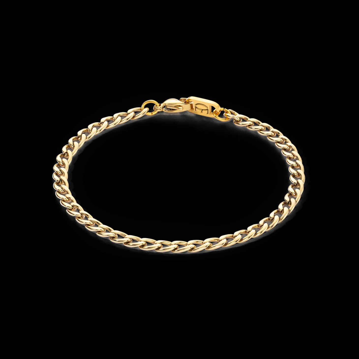 Extension chain 21 cm gold