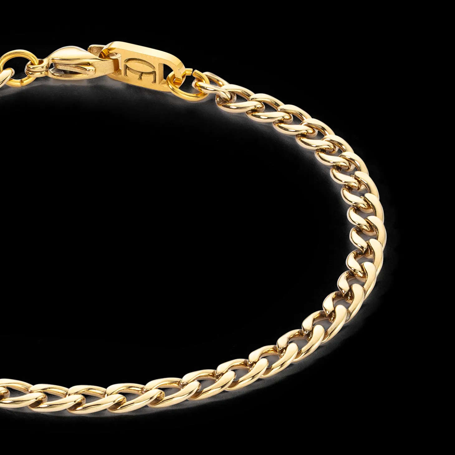 Extension chain 21 cm gold