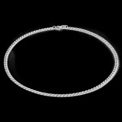 Extension chain 50 cm silver