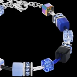 GeoCUBE® Bracelet cobalt blue
