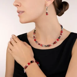 GeoCUBE® Bracelet red-haematite