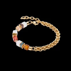 GeoCUBE® Fusion Summer bracelet gold-sunset