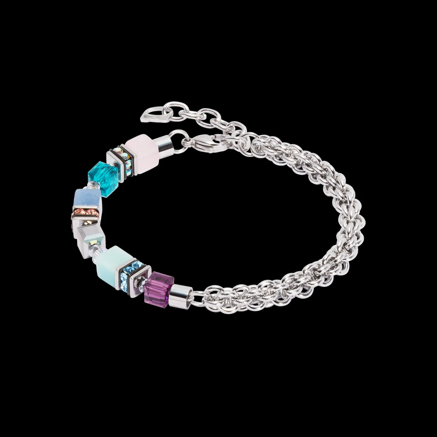 GeoCUBE® Fusion Summer bracelet silver-couture
