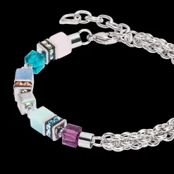 GeoCUBE® Fusion Summer bracelet silver-couture