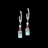 GeoCUBE® Fusion Summer hoop earrings silver-couture
