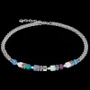 GeoCUBE® Fusion Summer necklace silver-couture