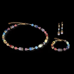 GeoCUBE® Iconic bracelet Festive gold-multicolour