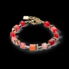 GeoCUBE® Iconic bracelet gold red