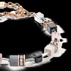 GeoCUBE® Iconic bracelet rose gold soft