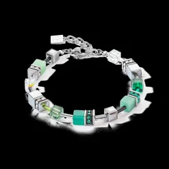 GeoCUBE® Iconic bracelet silver-green