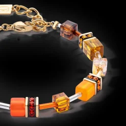 GeoCUBE® Iconic bracelet Sunset gold