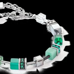GeoCUBE® Iconic bracelet silver-green